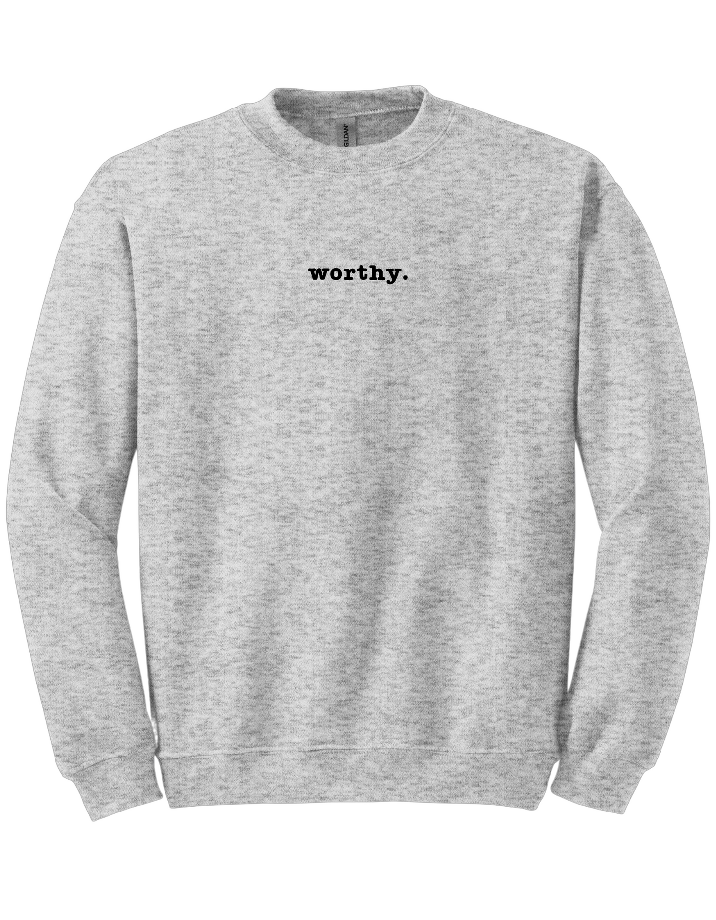 worthy. Christian Embroidered Sweater.