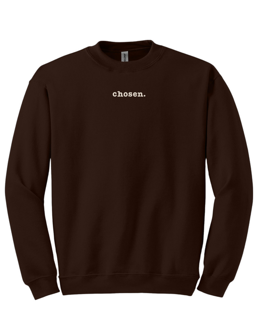 chosen. Christian Embroidered Sweater.